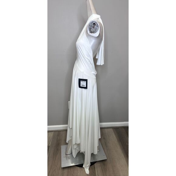 Norma Kamali Convertible Dress in Cream Small $175 - Picture 7 of 11